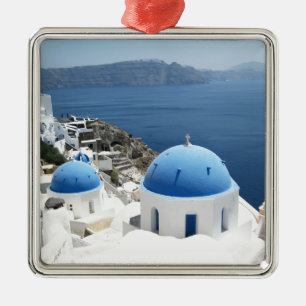 Santorini Griechenland Ornament Aus Metall