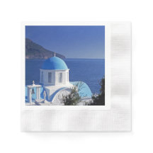 Santorini Griechenland Paper Napkin