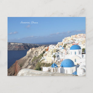 Santorini, Griechenland, Postcard. Insel, Postkarte
