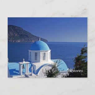 Santorini Griechenland Postcard Postkarte