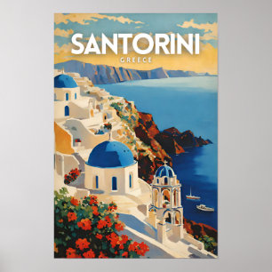 Santorini Griechenland Poster
