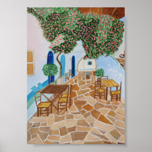 Santorini Griechenland Poster