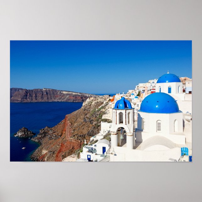 Santorini, Griechenland Poster (Vorne)