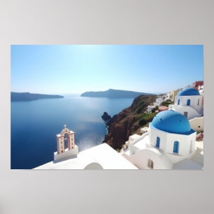 Santorini Griechenland Poster