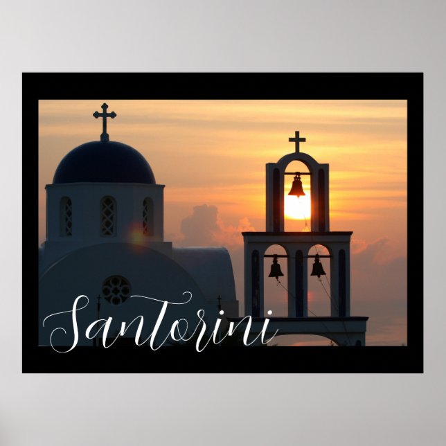Santorini Griechenland Poster (Vorne)