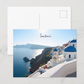 Santorini Griechenland Postkarte