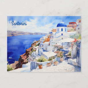 Santorini Griechenland Postkarte