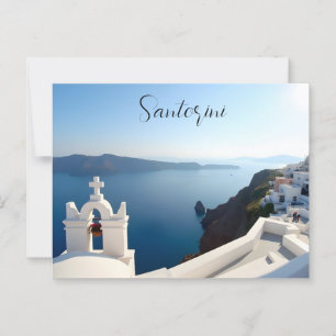 Santorini Griechenland Postkarte