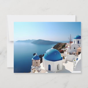Santorini Griechenland Postkarte
