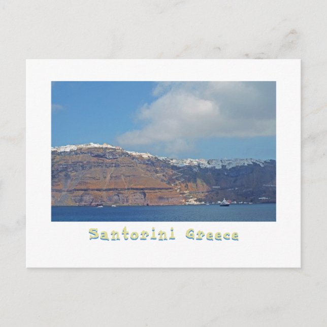 SANTORINI, Griechenland Postkarte (Vorderseite)