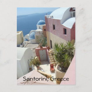 Santorini, Griechenland Postkarte