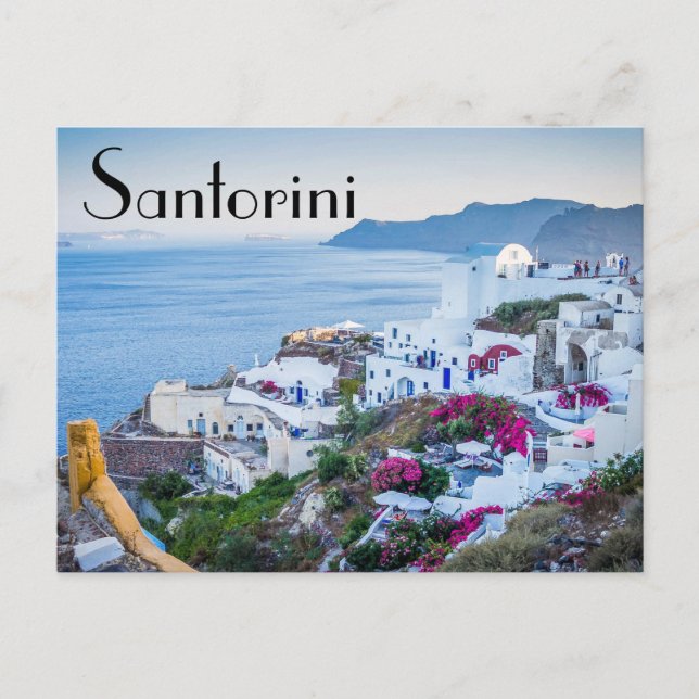Santorini Griechenland Postkarte (Vorderseite)