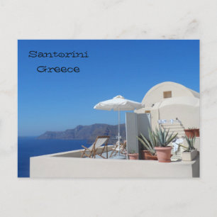 Santorini, Griechenland Postkarte
