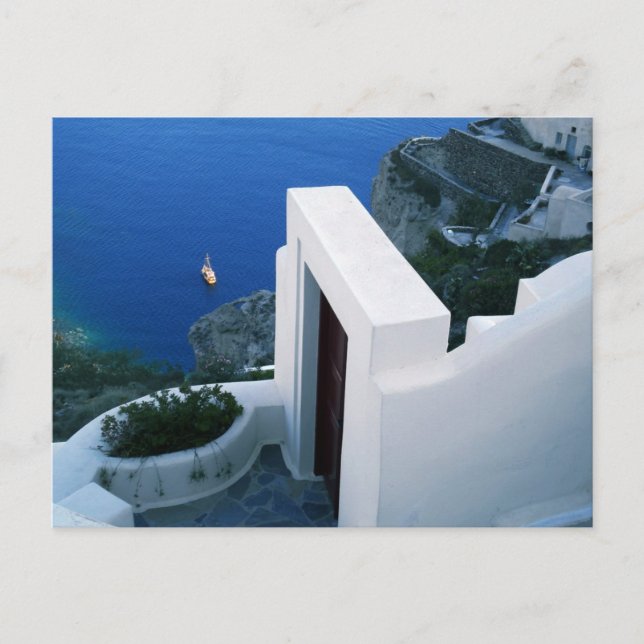 Santorini Griechenland Postkarte (Vorderseite)