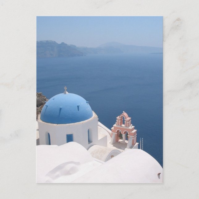 Santorini Griechenland Postkarte (Vorderseite)