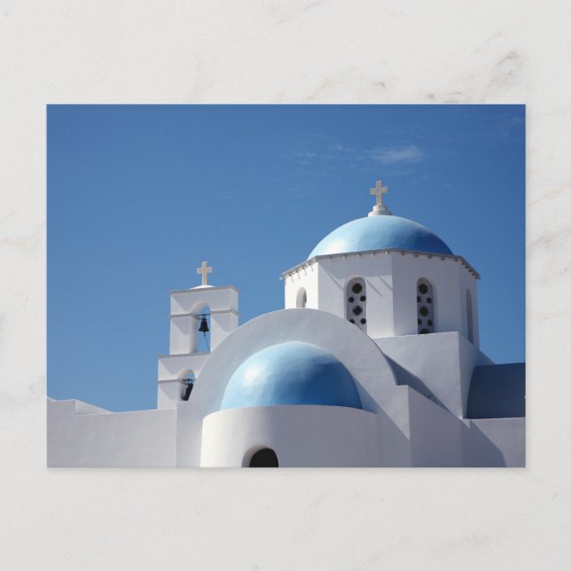 Santorini, Griechenland Postkarte (Vorderseite)