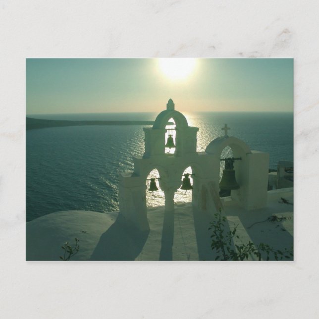 Santorini Griechenland Postkarte (Vorderseite)