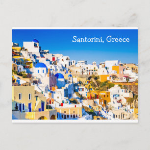 Santorini Griechenland Postkarte