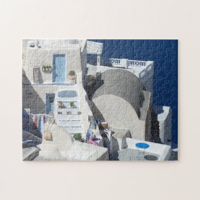 Santorini, Griechenland Puzzle (Horizontal)