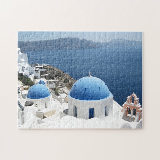Santorini Griechenland Puzzle (Horizontal)