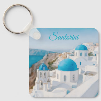 Santorini, Griechenland Schlüsselanhänger