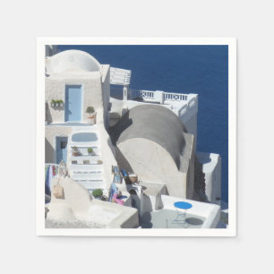 Santorini, Griechenland Serviette