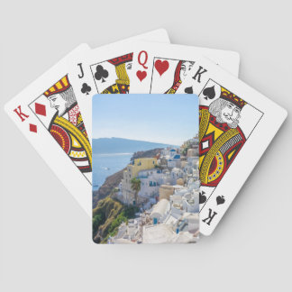 Santorini Griechenland - Sonnentag im Sommer in Sa Spielkarten
