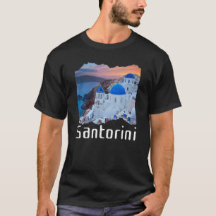 Santorini Griechenland Souvenir 7 T-Shirt