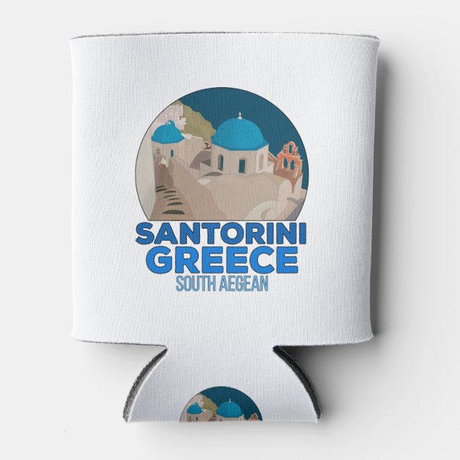 Santorini Griechenland Südägäis Dosenkühler (Vorderseite)