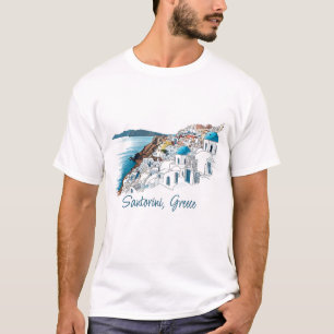 Santorini Griechenland T-Shirt