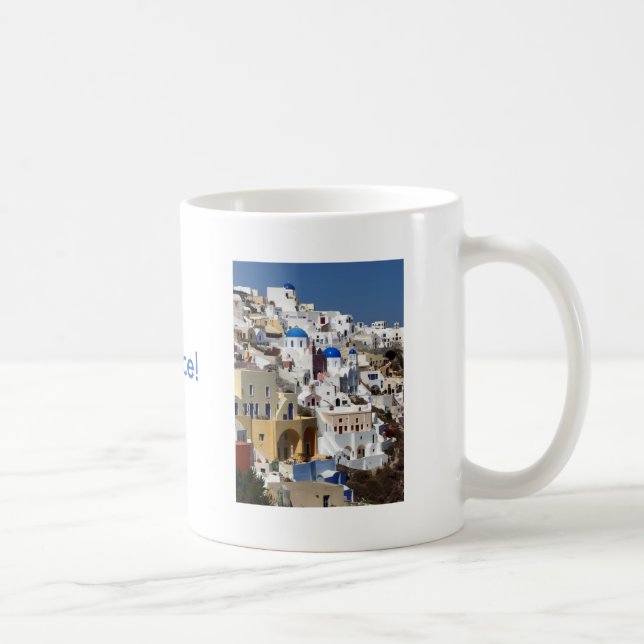 Santorini, Griechenland Tasse (Rechts)