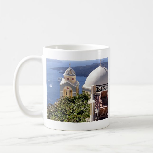 Santorini, Griechenland Tasse (Links)