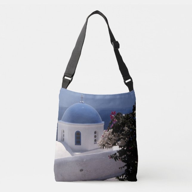 Santorini, Insel, Griechenland, Beutel, Tasche (Vorderseite)