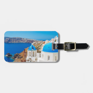 Santorini Insel - Kessel, Griechenland Gepäckanhänger