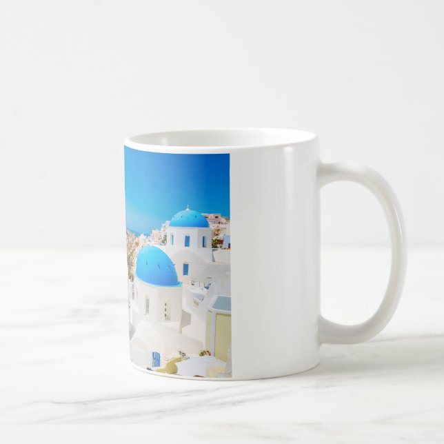 Santorini Insel - Kessel, Griechenland Tasse (Rechts)