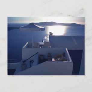 Santorini Island Griechenland Postkarte