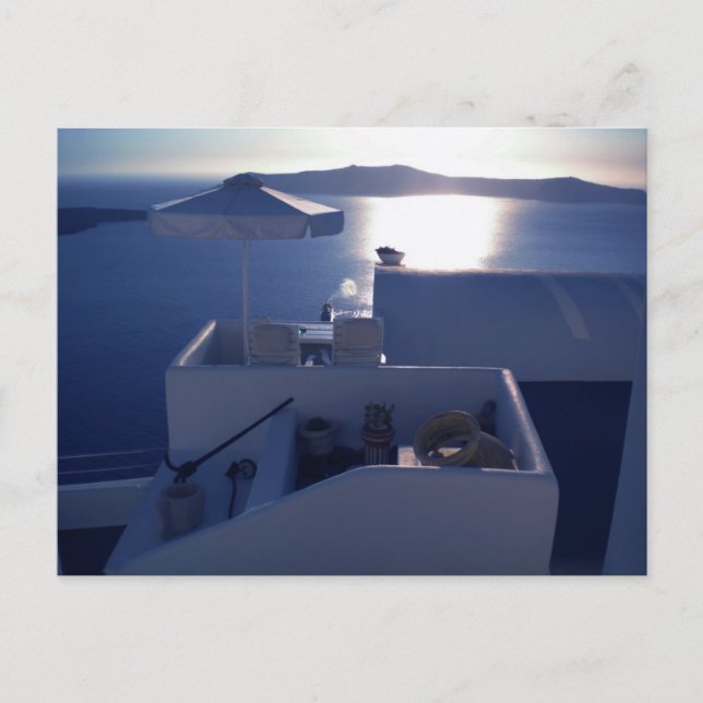 Santorini Island Griechenland Postkarte (Vorderseite)