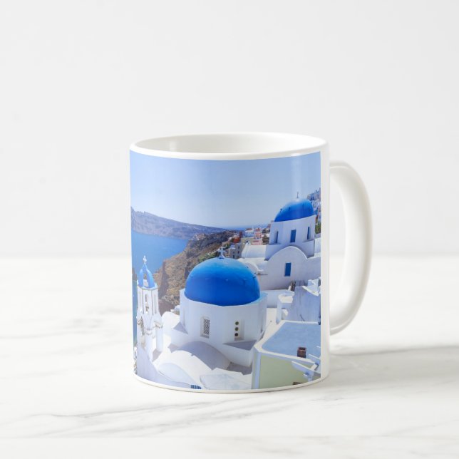 Santorini Kaffeetasse (VorderseiteRechts)