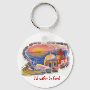 Santorini Keychain Schlüsselanhänger