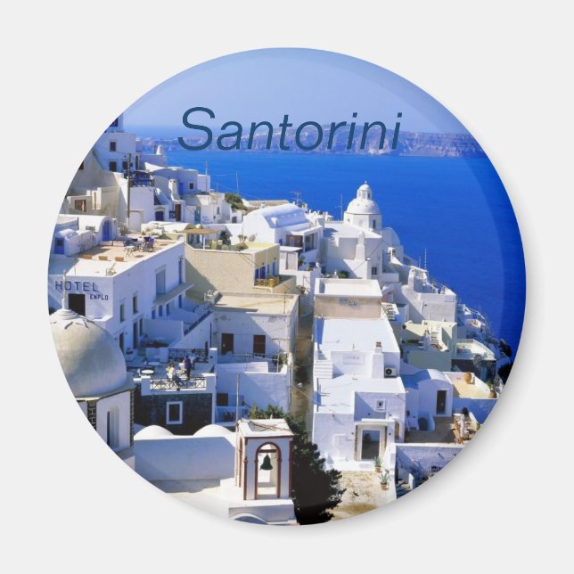 Santorini-Kühlschrankmagnet Magnet (Vorne)