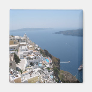 Santorini-Kühlschrankmagnet Magnet