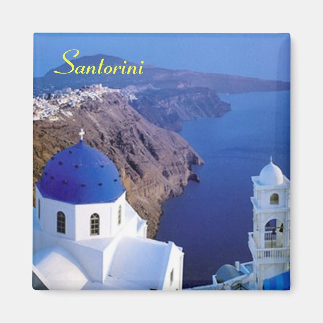 Santorini-Kühlschrankmagnet Magnet (Vorne)