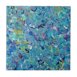 Santorini Meerglas Abstrakte Keramik Tile Fliese