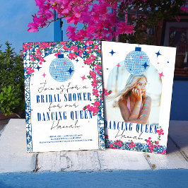 Santorini Musical Bougainvillea Brautparty Einladung