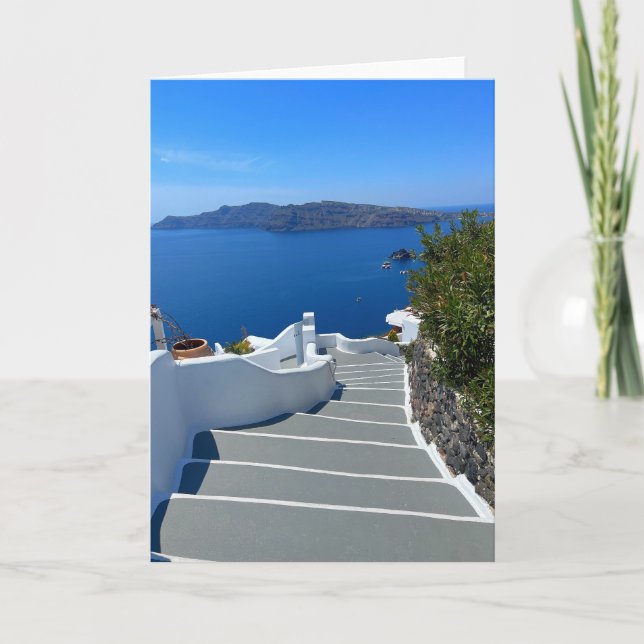 Santorini Oia Griechenland Fotografie Karte (Vorderseite)