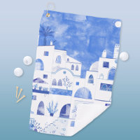 Santorini Oia Griechische Insel Wasserfarbenwelt