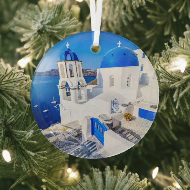 Santorini Ornament Aus Glas (InSitu)