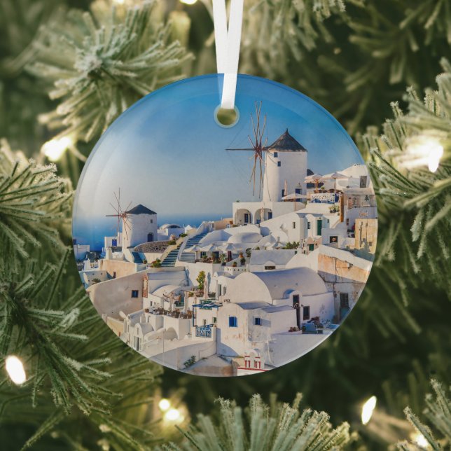 Santorini Ornament Aus Glas (InSitu)