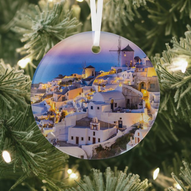 Santorini Ornament Aus Glas (InSitu)