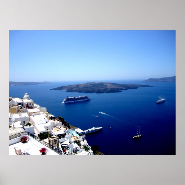 Santorini-Patio Poster (Vorne)